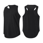 D�bardeur de sport homme musculation maillot de corps fitness running et� - noir - regular - col arrondi ...