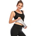 D�bardeur de sudation femme - noir - fitness - respirant - imperm�able