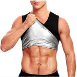 D�bardeur de sudation pour homme gilet de minceur fitness t - shirt effet sauna sport body shaper
