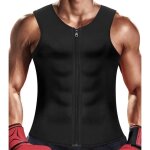 D�bardeur de sudation homme - sauna minceur gaine en n�opr�ne - noir - taille m - brule graisse - fitness ...