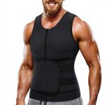 D�bardeur de sudation pour homme - sauna n�opr�ne - noir - taille m - fitness - respirant