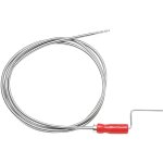 D�boucheur d�vier 10 m�tres - ribitech - prfd100 - m�tal chrom� et plastique - simple et efficace