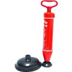 D�boucheur � pression avec ventouses 7 et 15 cm - mejix - rouge - aspire et refoule