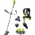 Pack ryobi dbroussailleuse 18v one + obc1820b - 1 batterie 2. 5ah - 1 chargeur rapide rc18120 - 125