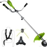 Dbroussailleuse lectrique 1400w - 2en1 - coupe - bordure - tte double fil - tte universelle alu - ...