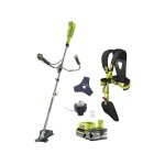 Pack ryobi dbroussailleuse 18v one + obc1820b - 1 batterie 5. 0ah - 1 chargeur 2. 0ah rc18120 - 150