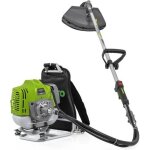 Dbroussailleuse thermique  dos 52cm coupe 25cm lame et fil nylon rservoir 1l autonomie 1h30 vito