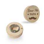 Decapsuleur en bois personnalis - dcapsuleur biere magnet frigo personnalisable avec gravure laser ...