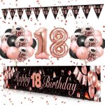 Déco anniversaire 18 ans or rose noir pour fillepartypie décoration anniversaire 18 ans or rose noir ... Déco anniversaire 18 ans or rose noir pour fillepartypie décoration anniversaire 18 ans or rose noir ...