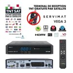 Décodeur satellite hd - servimat - vega 3 - tntsat - hdmi - usb - timeshift Décodeur satellite hd - servimat - vega 3 - tntsat - hdmi - usb - timeshift