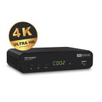 Metronic 441701 d�codeur tnt 4k ultra hd avec port usb - chaines television gratuite - telecommande - ...