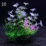 Dcoration daquarium - plantes artificielles - accessoires de dcoration - vert