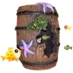 D�coration daquarium - haopyou - ornement en r�sine - non toxique - dimensions 8x8x10 cm - poisson