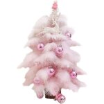 Décoration darbre de noël mini sapin de noël en plumes jouet 45cm Décoration darbre de noël mini sapin de noël en plumes jouet 45cm