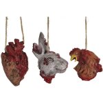 Dcoration halloween - ptit clown - tte danimal ou organe - modle alatoire - effrayant