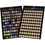 D�coration murale - omabeta - affiche de film � gratter - multicolore - 59x42 cm - int�rieur