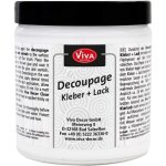 Colle + vernis - viva decor - d�coupage - transparent - 250 ml - brillant en s�chant