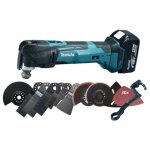Découpeur - ponceur multifonctions 18v + 2 batteries 4ah + chargeur rapide + coffret makpac - makita ... Découpeur - ponceur multifonctions 18v + 2 batteries 4ah + chargeur rapide + coffret makpac - makita ...