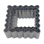 Dcoupoirs / emporte - pices carr biscuits inox - patisse - 3 units