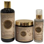 Offre découverte - noïa hair - trio gamme glow - protéine de soie - acide hyaluronique - miel Offre découverte - noïa hair - trio gamme glow - protéine de soie - acide hyaluronique - miel