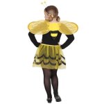 D�guisement abeille enfant - widmann - tutu jaune - ailes et antennes - polyester