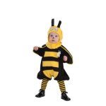 D�guisement abeille foue pour b�b� - disfrazzes - combinaison et capuche - noir - multicolore - mixte ...