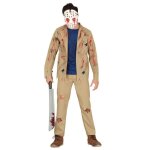 Dguisement ado - jason - 14 / 16 ans - veste dchire - masque de hockey - pantalon assorti