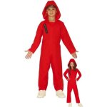 Dguisement adolescent braqueur rouge - fiestas guirca - casa del papel - rouge - combinaison en tissu ...