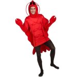 D�guisement homard rouge adulte
