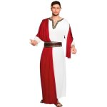 D�guisement adulte jules c�sar - antiquit� - rouge - homme - no name - polyester