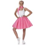 Dguisement annes 50 rose  pois femme - s