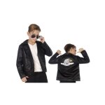 Dguisement annes 60 - ac - dco - polyester - noir - 5 - 6 ans - costume enfant chic