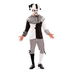 D�guisement de arlequin blanc et noir pour homme