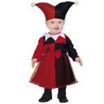 Dguisement arlequin charmant bb 12 / 18 mois - noir - modle arlequin - tissu - intrieur