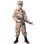 Dguisement arme militaire - eurocarnavales sa - 9 ans - noir - garon - extrieur
