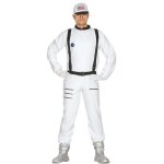 Dguisement astronaute adulte - mtier - no name - extrieur - polyester - homme - blanc
