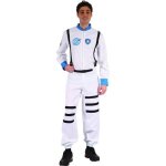 Dguisement astronaute homme - marque - combinaison - blanc - bleu - homme