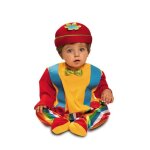 Dguisement de baby clown pour bbs - multicolore - taille 7 - 12 mois
