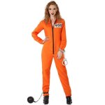 Dguisement de bagnard - angel tomas sa - xl - femme - noir