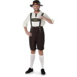 D�guisement bavarois salopette marron homme