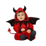 Dguisement bb dmon 18 / 24 mois rouge bordeaux