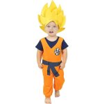 Dguisement bb - funidelia - son goku bb - orange - polyester - 24 mois - 2 ans