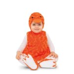 D�guisement b�b� - petit canard orange - robe casquette et couvre - pieds - int�rieur - mixte