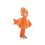 Déguisement bébé poisson clown peluche - no name - taille m - orange et blanc Déguisement bébé poisson clown peluche - no name - taille m - orange et blanc
