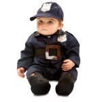 Dguisement bb policier - no name - police prisonnier - bleu - polyester - intrieur