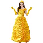 Dguisement belle jaune pour femme - widmann - licence dragons - adulte