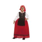 D�guisement berg�re / villageoise b�b� fille 24 mois ? foulard bustier � manches et jupe avec tablier ...