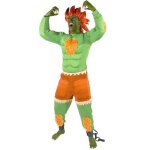 Dguisement blanka - street fighter homme - funidelia - jeux vido - annes 80 - arcade - vert