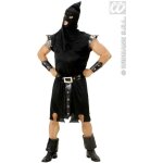 Déguisement de bourreau - widmann - halloween - taille l - tunique ceinture et manchettes noires Déguisement de bourreau - widmann - halloween - taille l - tunique ceinture et manchettes noires