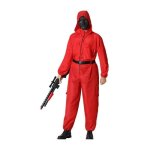Dguisement homme braqueur rouge